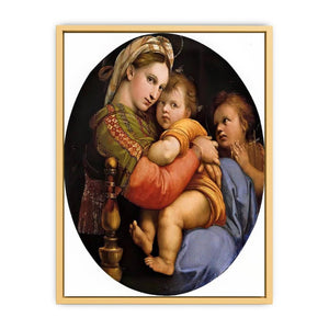 The Madonna Of The Chair Streched canvas