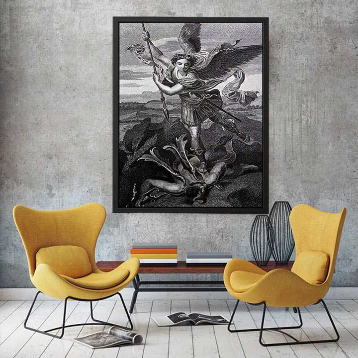Saint Michael Trampling the Dragon 1518  Painting