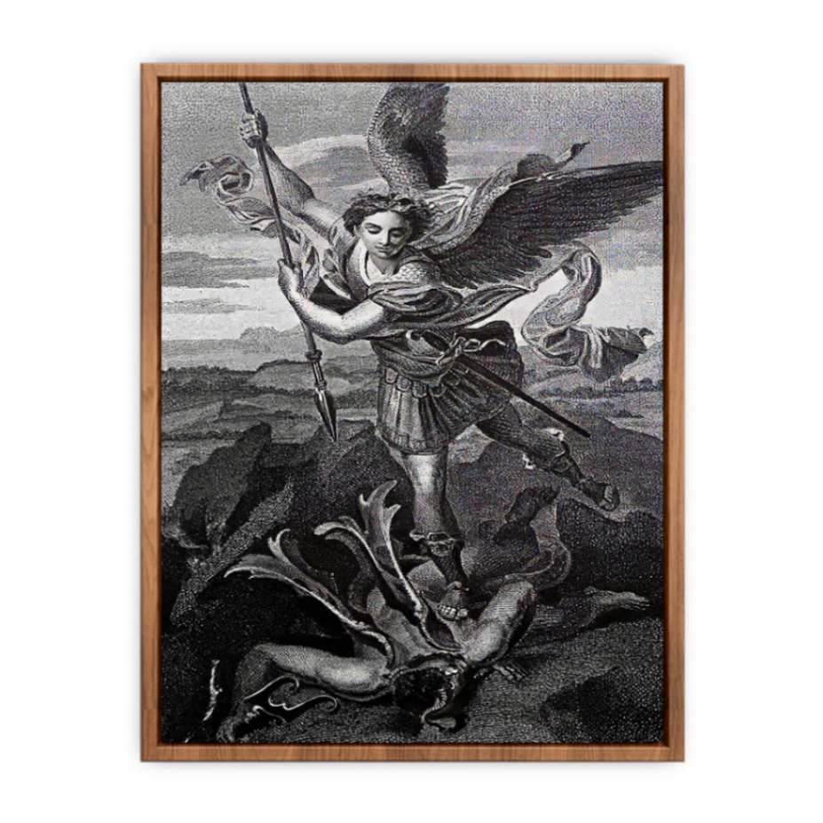 Saint Michael Trampling the Dragon 1518  Poster