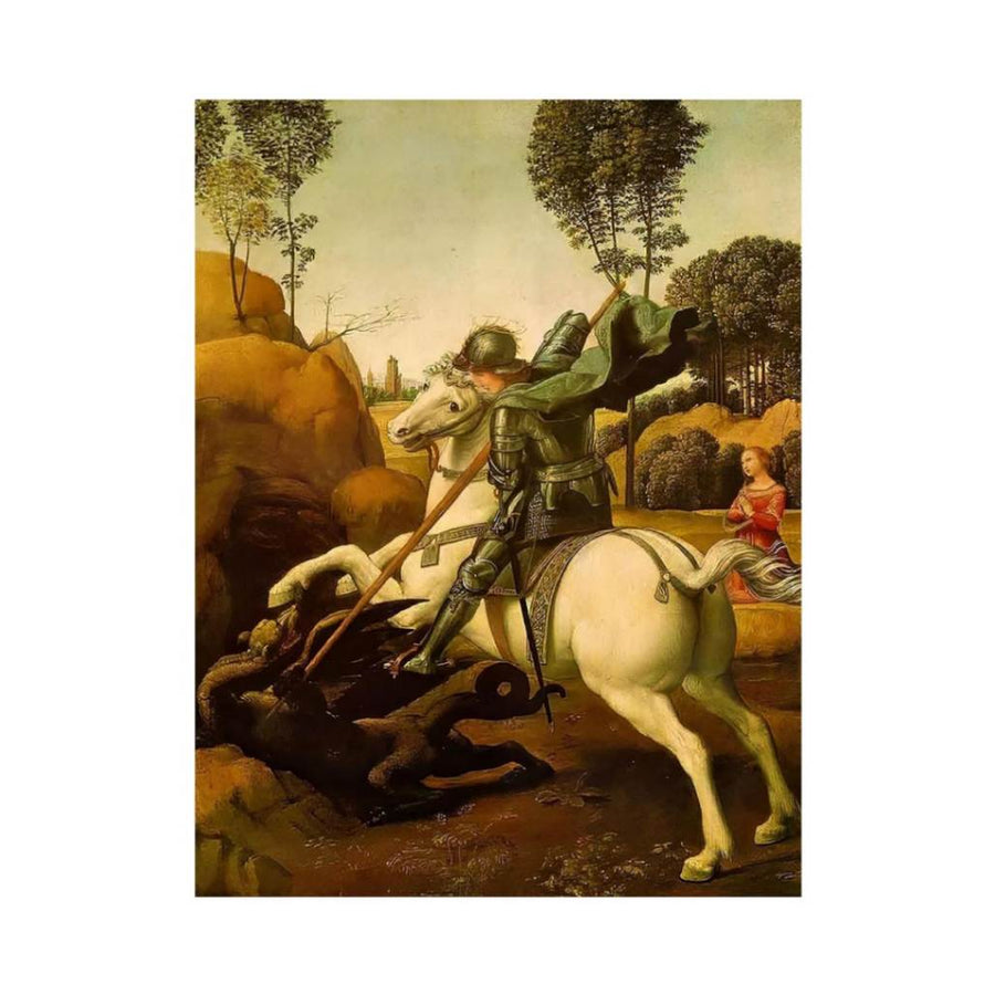 Saint George and the Dragon by Raphael