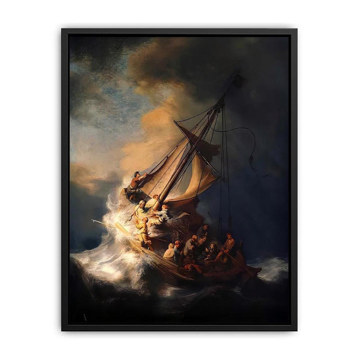 Christ In The Storm On The Sea Of Galilee Canvas Print
