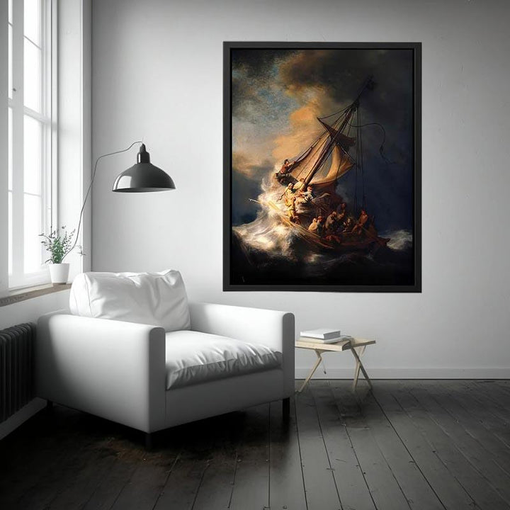 The Storm On The Sea Of Galilee Painting 
