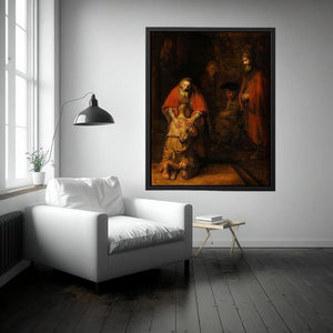 The Return of the Prodigal Son c. 1669 by Rembrandt Van Rijn Painting 