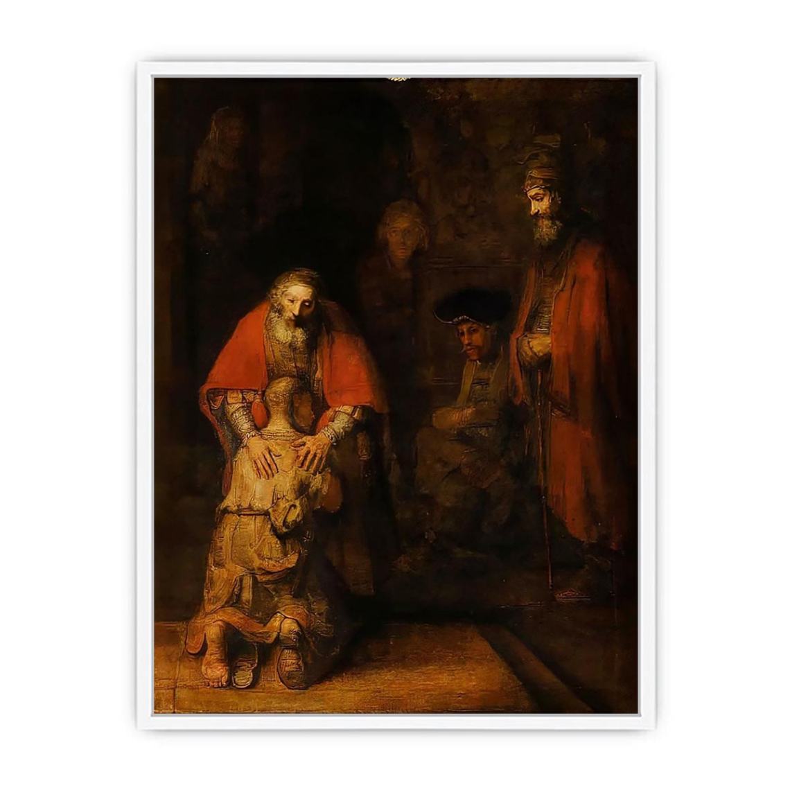 The Return of the Prodigal Son c. 1669 Framed Print
