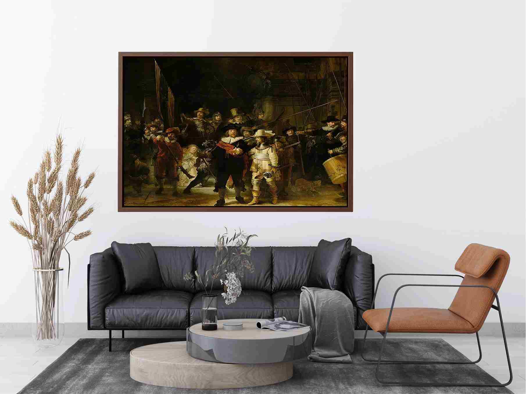The NightWatch by Rembrandt Van Rijn Painting 