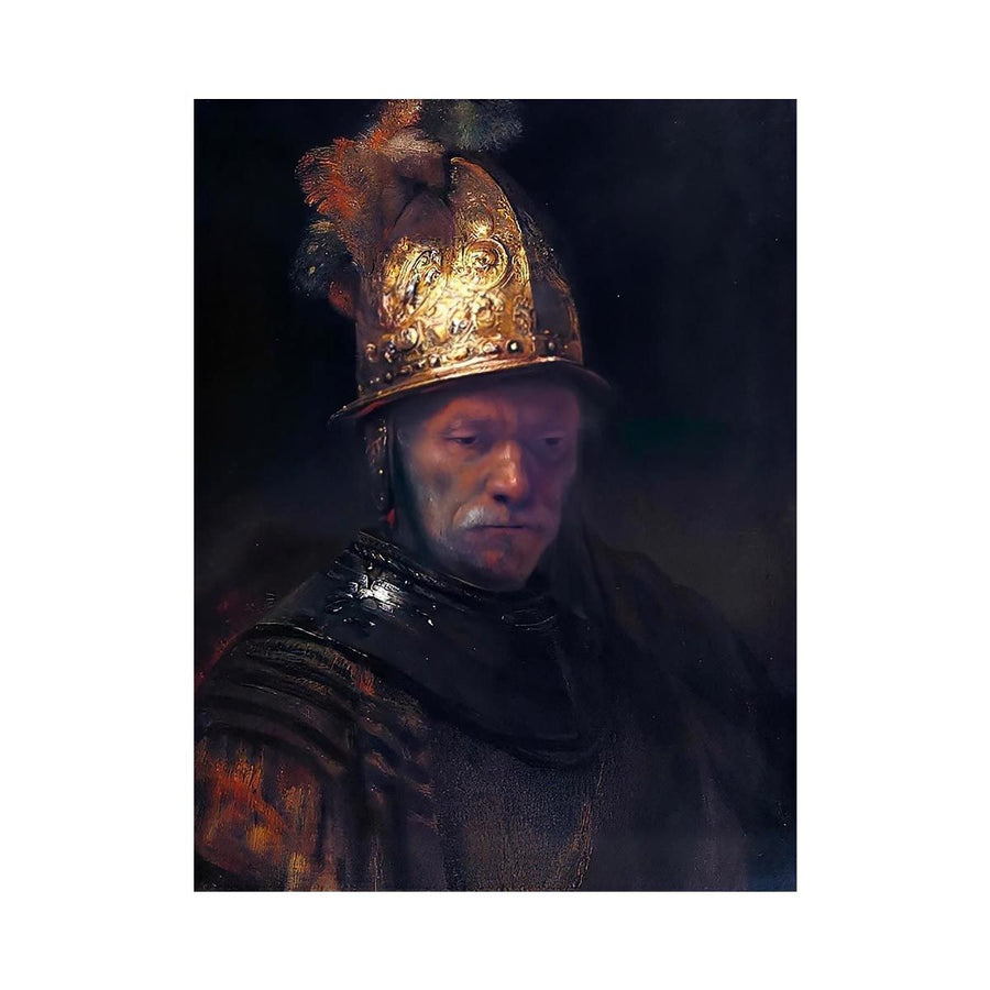 Man in a Golden Helmet c. 1650 by Rembrandt Van Rijn