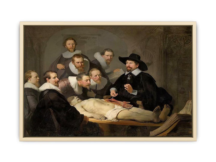 Anatomy Lesson of Dr Tulp  Art Print