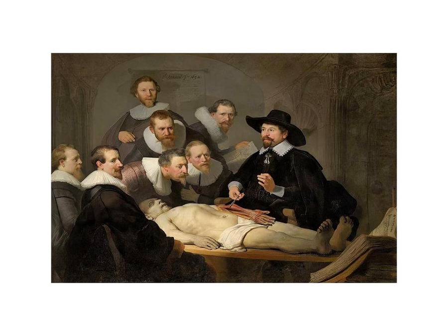 Anatomy Lesson of Dr Tulp by Rembrandt Van Rijn