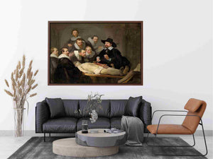 Anatomy Lesson of Dr Tulp by Rembrandt Van Rijn Painting 