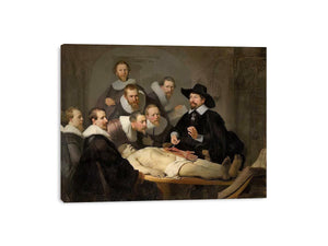 Anatomy Lesson of Dr Tulp by Rembrandt Van Rijn Painting 