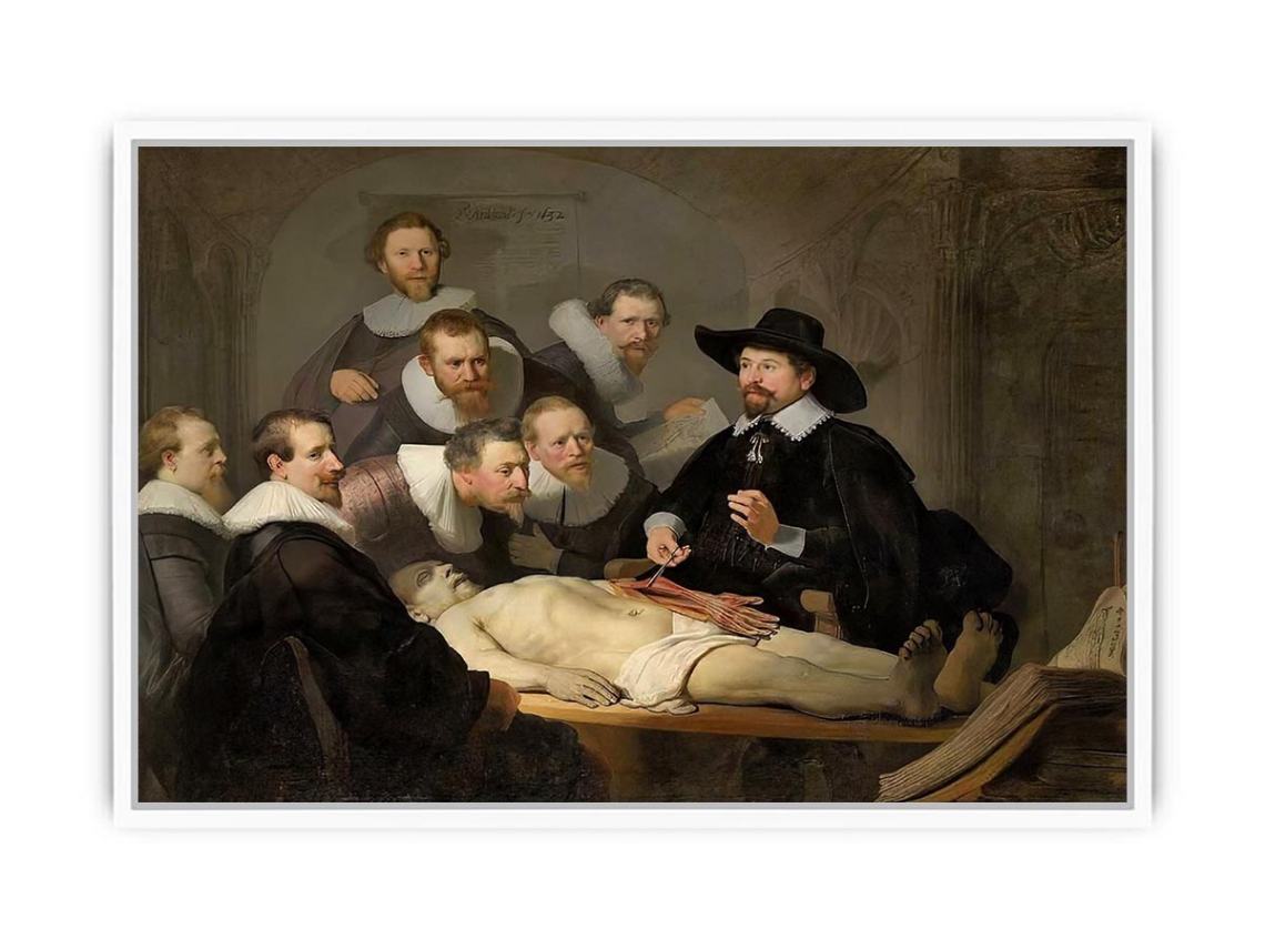 Anatomy Lesson of Dr Tulp Framed Print