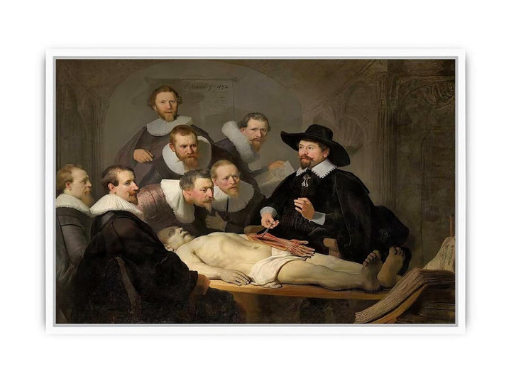 Anatomy Lesson of Dr Tulp Framed Print