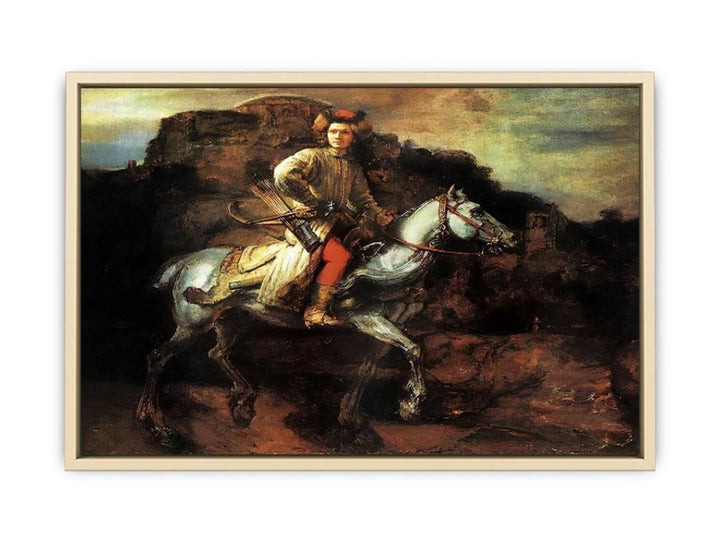 The Polish Rider 1655  Art Print