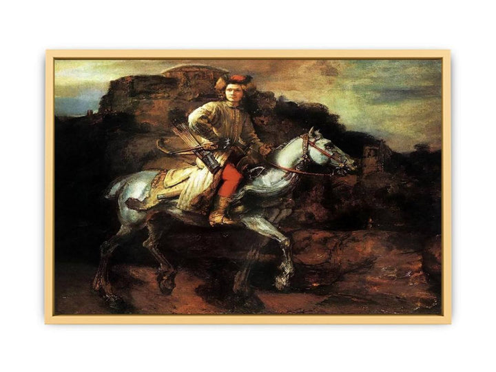The Polish Rider 1655 Streched canvas