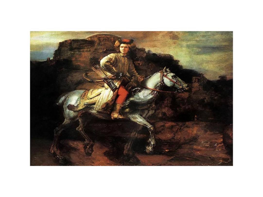 The Polish Rider 1655 by Rembrandt Van Rijn
