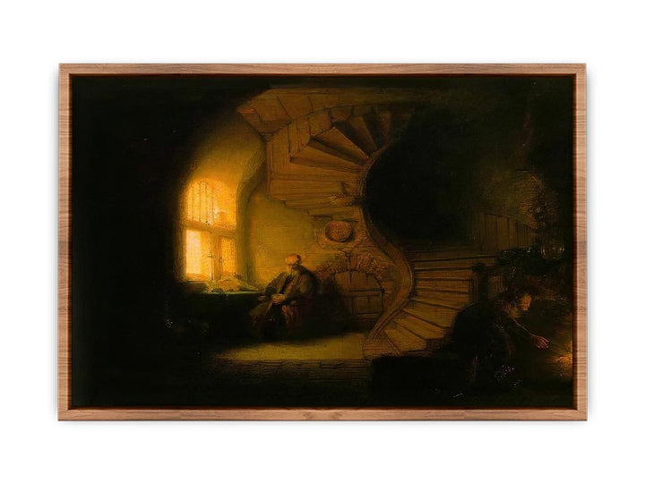 Philosopher in Meditation 1632  Poster