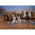 A Dash for the Timber by Frederic Remington