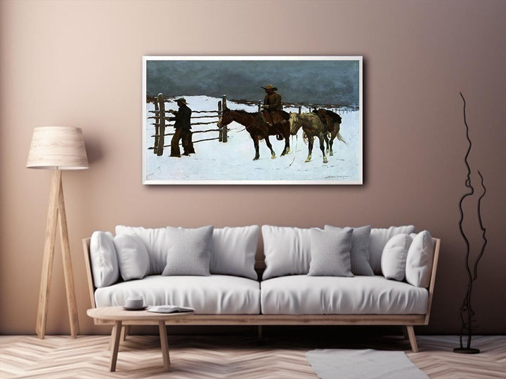 The Fall Of The Cowboy  Painting