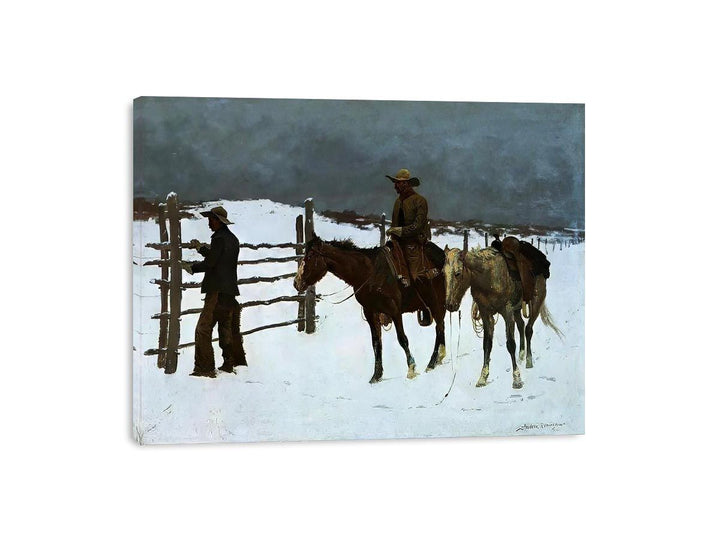 The Fall Of The Cowboy  Painting