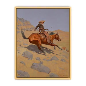 The Cowboy Streched canvas