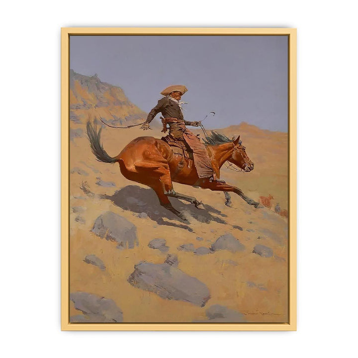 The Cowboy Streched canvas
