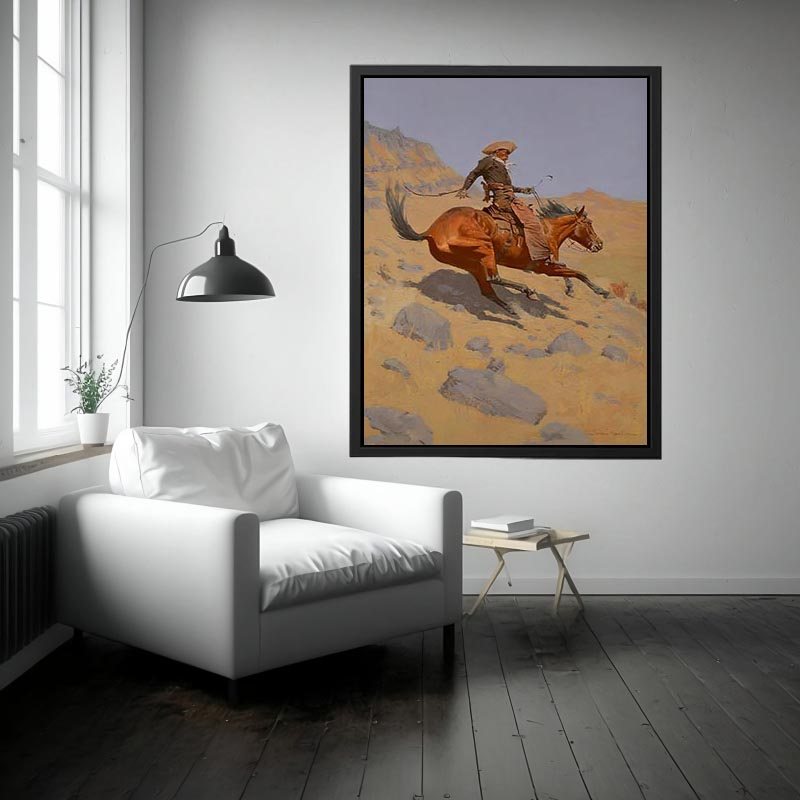 The Cowboy by Frederic Remington Painting 