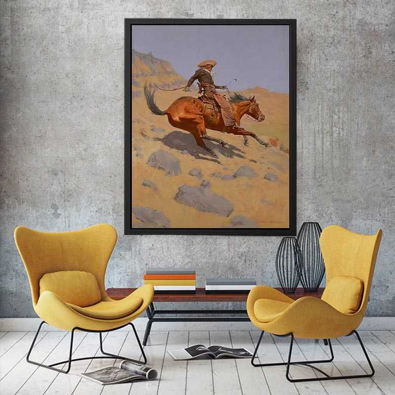The Cowboy by Frederic Remington Painting 