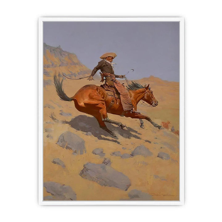 The Cowboy Framed Print