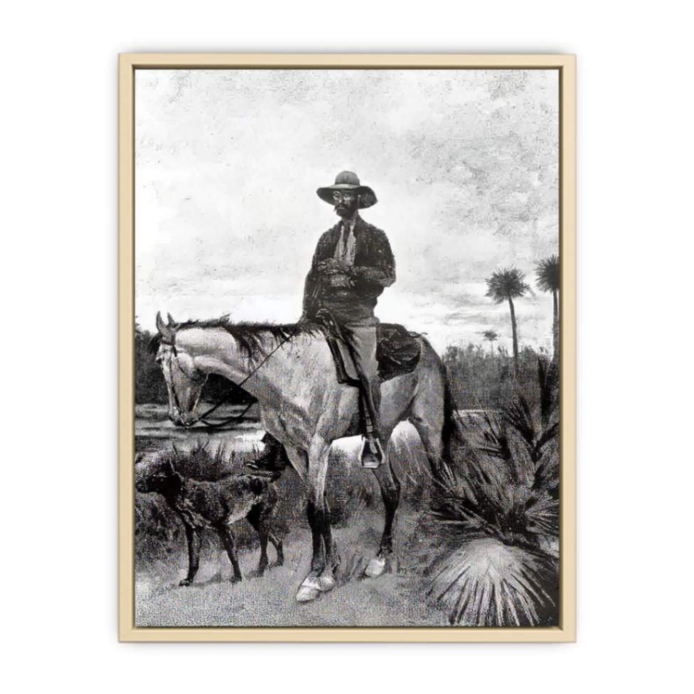 A Cracker cowboy  Art Print