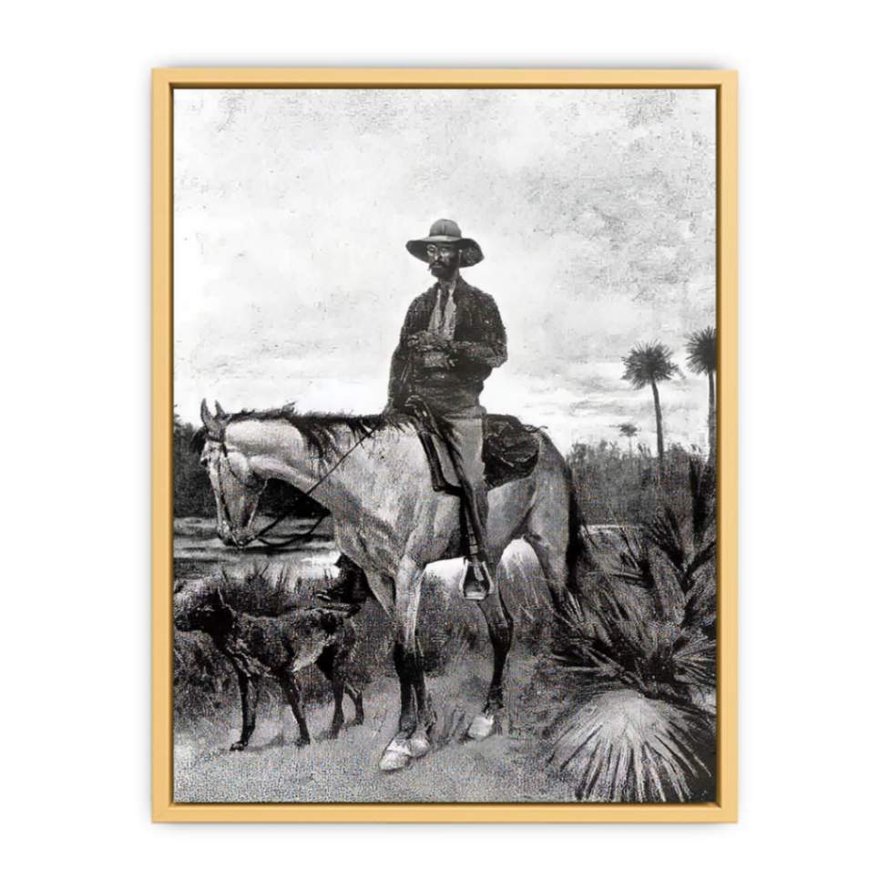 A Cracker cowboy Streched canvas