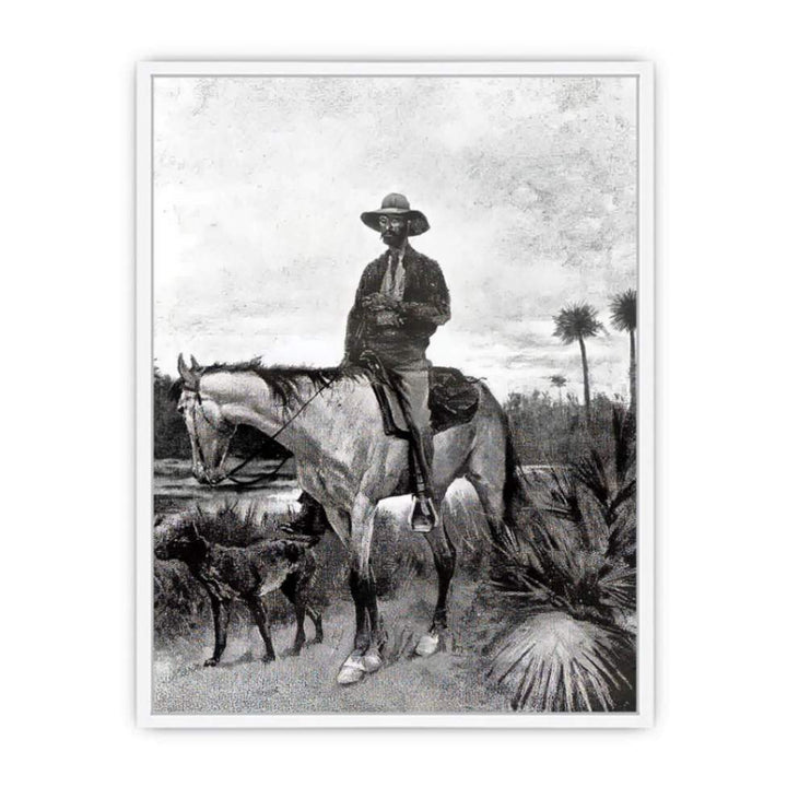 A Cracker cowboy Framed Print