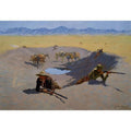 Fight For The Water Hole by Frederic Remington
