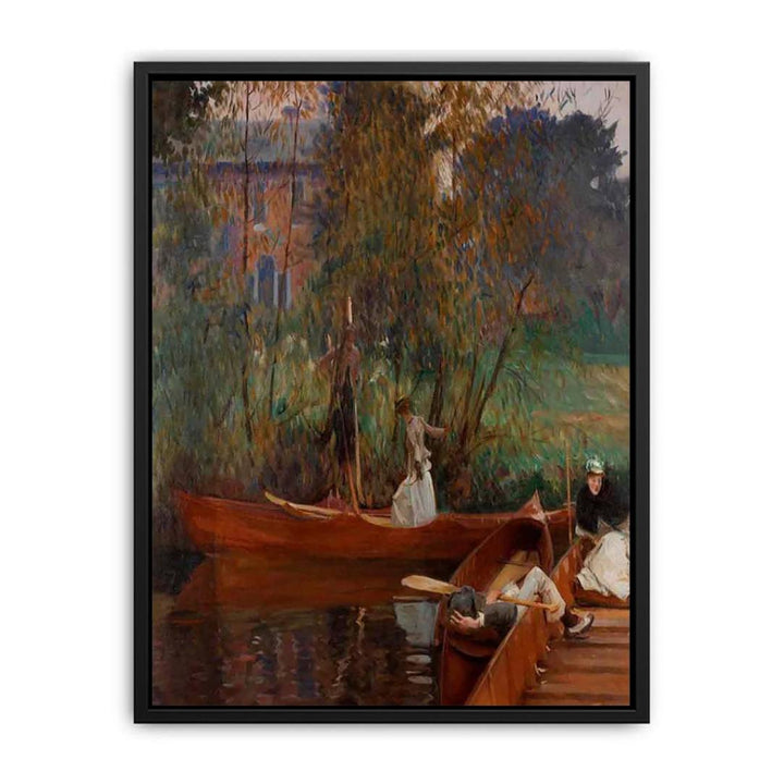 A Boating Party Canvas Print