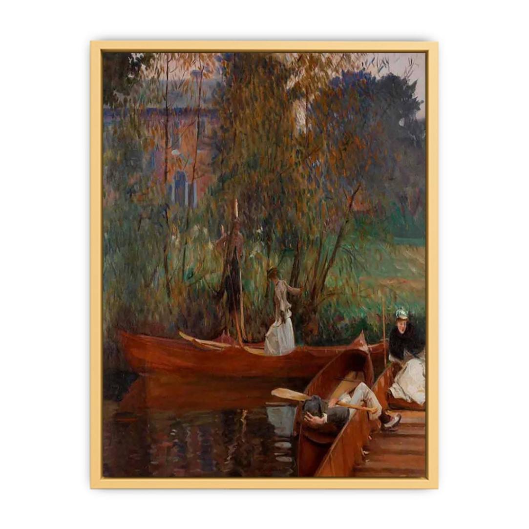 A Boating Party Streched canvas