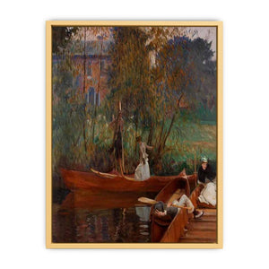 A Boating Party Streched canvas