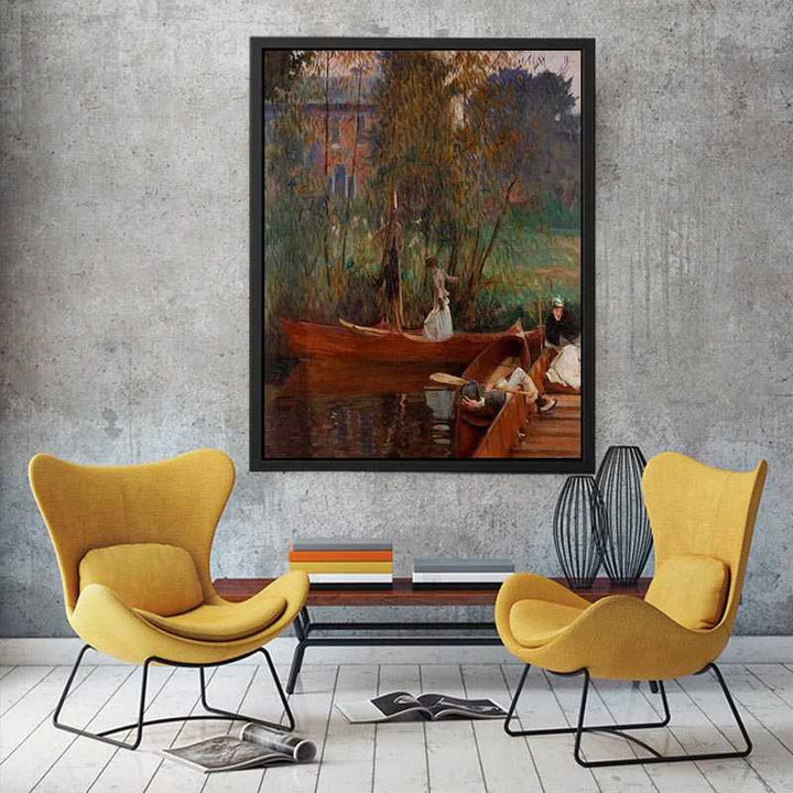 A Boating Party  Painting