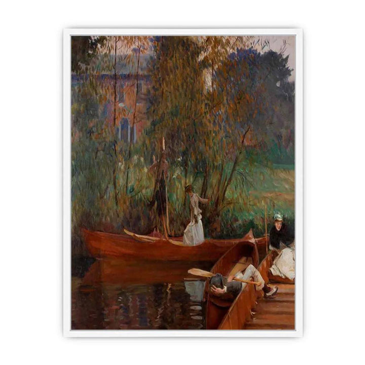 A Boating Party Framed Print