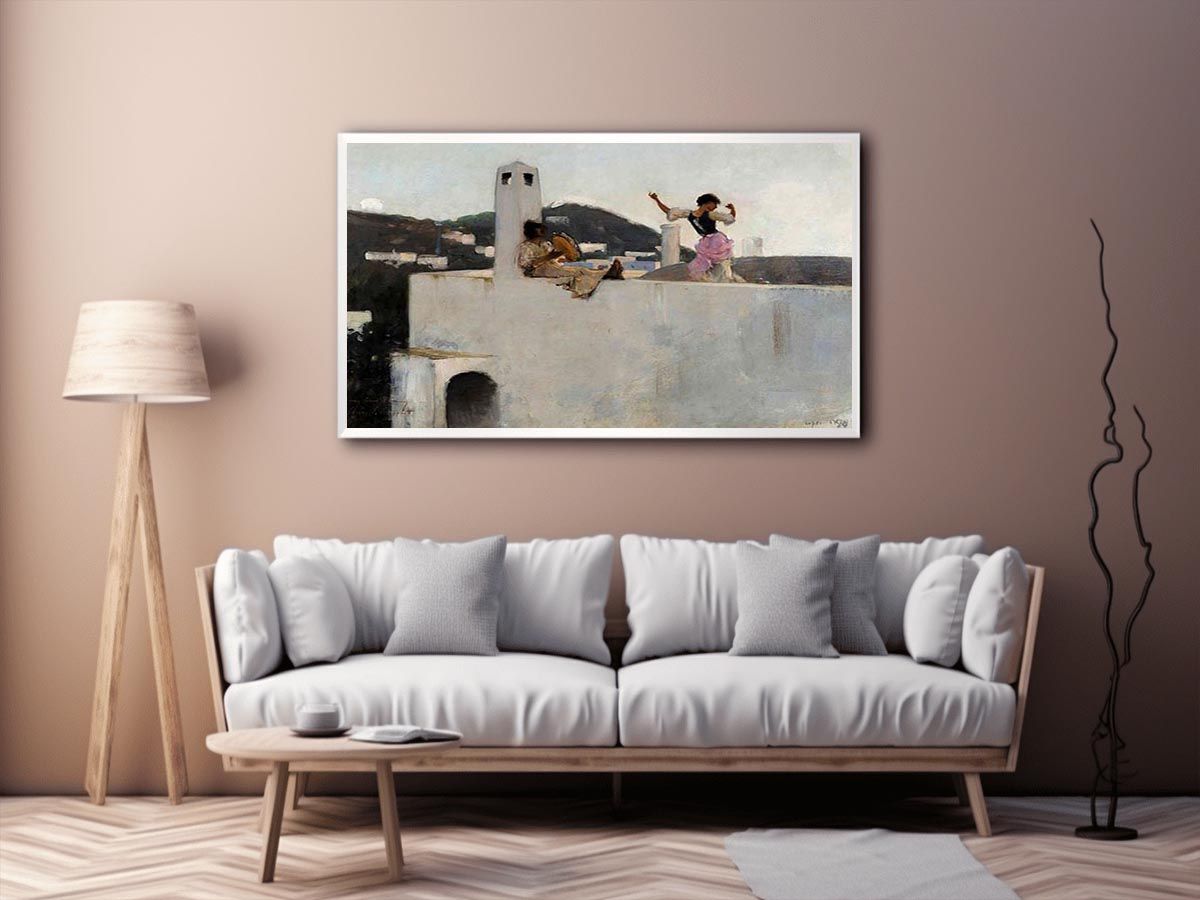 Capri by John Singer Sargent Painting 