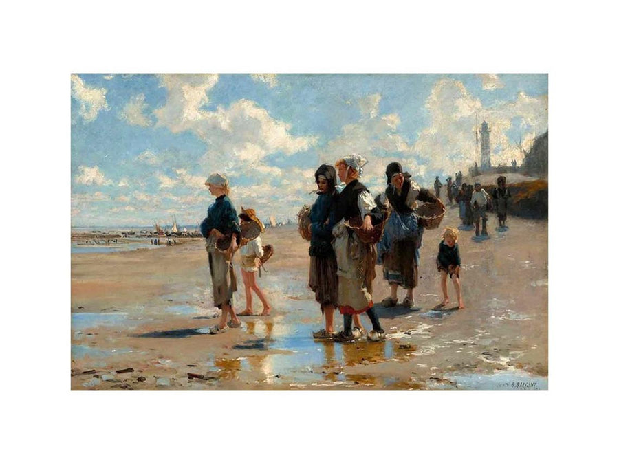 The Oyster Gatherers Of Cancale by John Singer Sargent