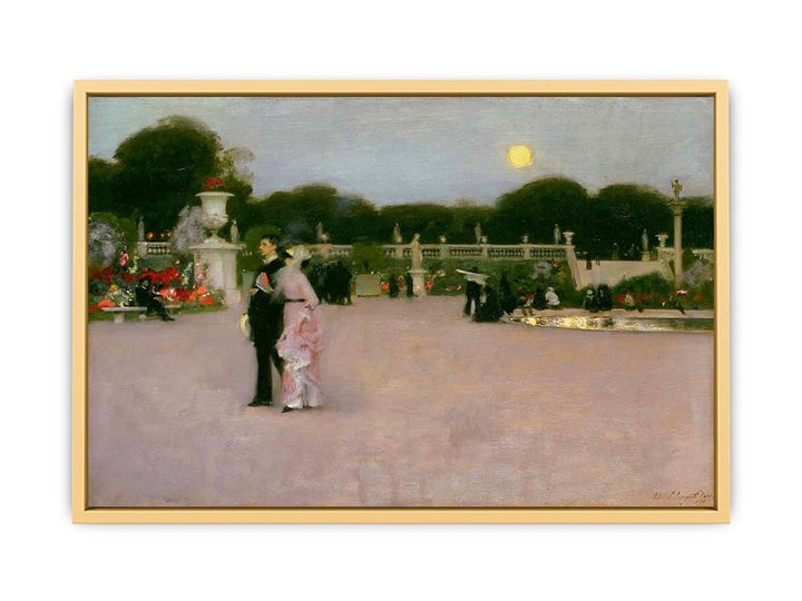 In The Luxembourg Gardens Streched canvas