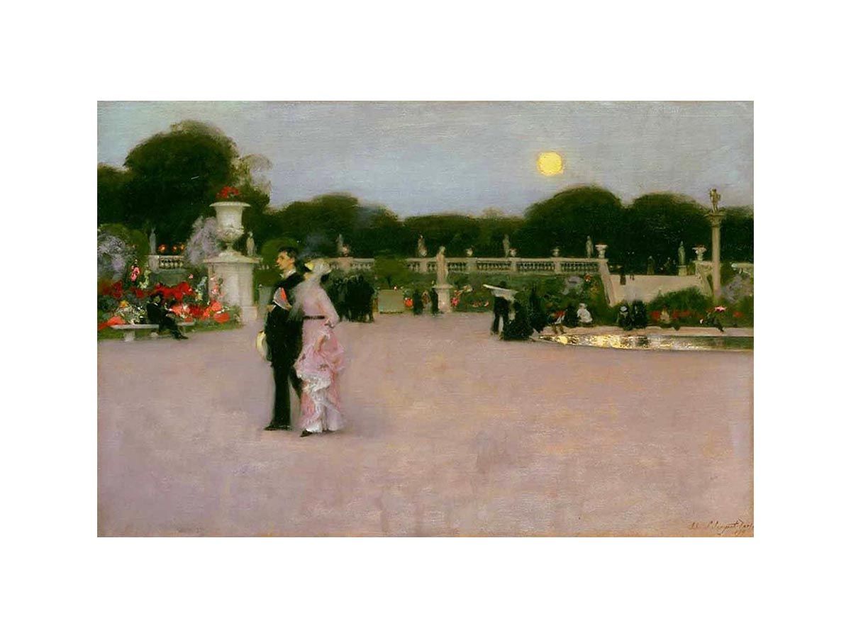 In The Luxembourg Gardens by John Singer Sargent