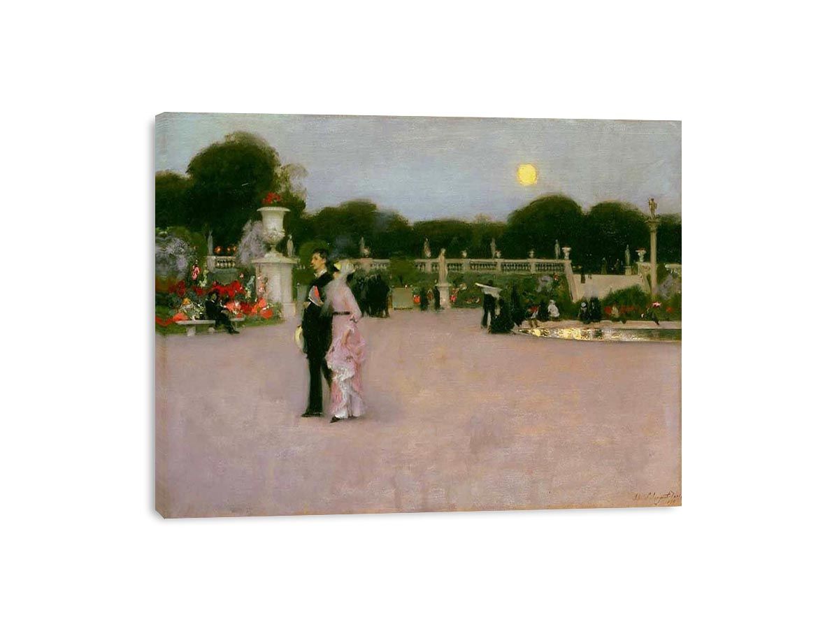 In The Luxembourg Gardens by John Singer Sargent Painting 
