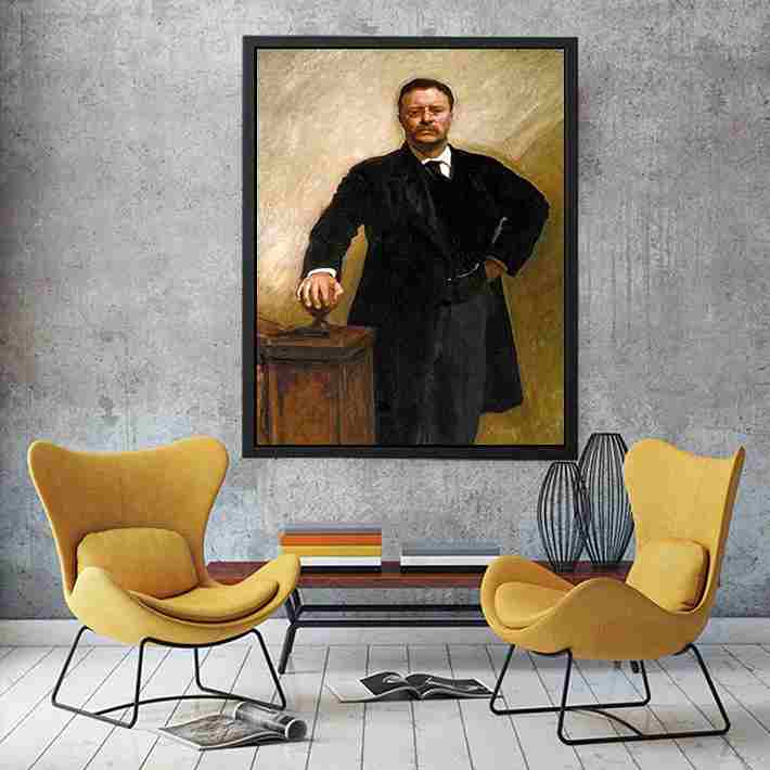 President Theodore Roosevelt by John Singer Sargent Painting 