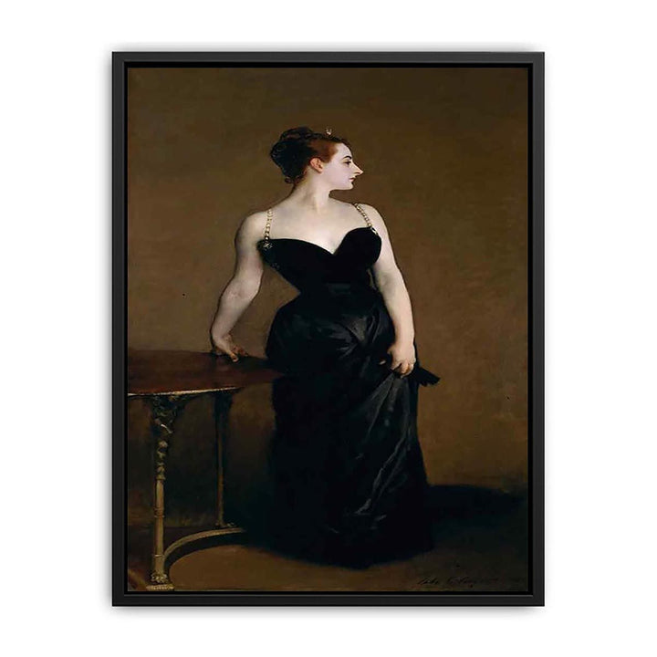 Madame X (or Madame Pierre Gautreau) Canvas Print