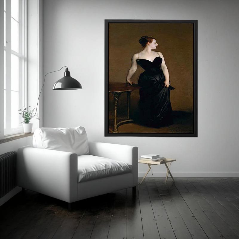 Madame X (or Madame Pierre Gautreau) by John Singer Sargent Painting 