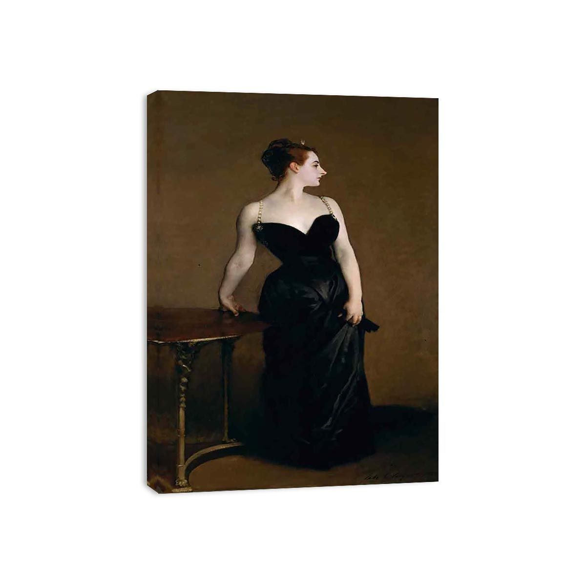 Madame X (or Madame Pierre Gautreau) by John Singer Sargent Painting 