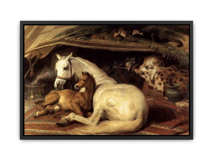 The Arab Tent 1866 Canvas Print