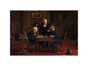 The Chess Players  by Thomas Cowperthwait Eakins