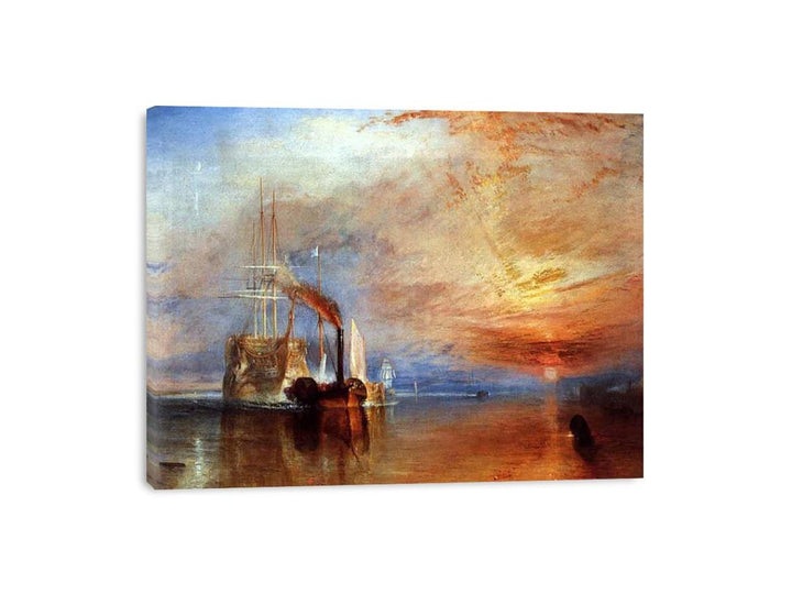 The Fighting 'Téméraire' tugged to her last Berth to be broken up  Painting