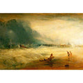 Lifeboat and Manby Apparatus going off to a stranded vessel making signal blue lights of distress , c.1831 by Joseph Mallord William Turner
